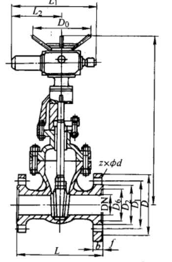 Z942TC-40C/I/P͵綯˫բմբҪμṹߴͼ