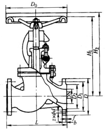J41XJ41TJ41WPN10PN16ӽֹҪμṹߴͼ