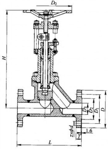 CJc41H-150(Lb)Ͷ͸ַӲƹֹܽҪμṹߴͼ