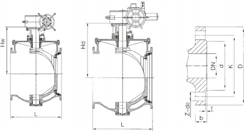 DYQ340Hֶװʽƫİνṹߴͼ