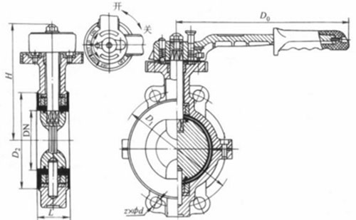 D41FD71FPN10~PN16ķܷҪμṹߴͼ