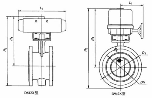 D642X-10D942X-10͵ƫܷҪμṹߴͼ