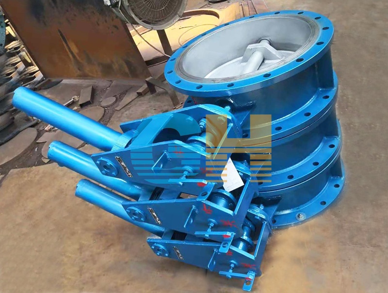 D741H、D743H法兰式液动蝶阀厂内图