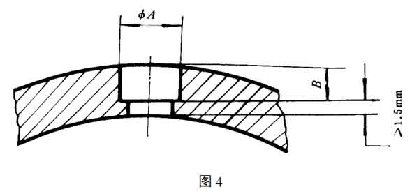 钢制阀门的承插焊的有关尺寸按图