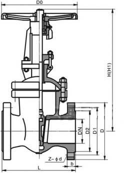 Z41HZ41YZ41WֶբPN16PN200γߴͼ