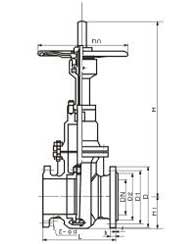 Z43WFZ543WFZ643WFZ943WFƽբPN10PN160νṹߴͼ