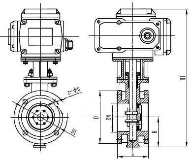 D941H綯ӲܷPN2.5PN10γߴͼ